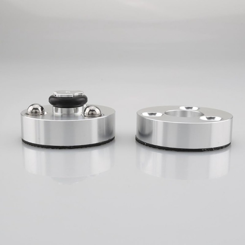 berjalan 4Piece HiFi Speaker Isolation Feet Cushion Pads Aluminum Vibration