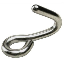 Marine Part Depot Stainless Steel Downhaul Hook with Perpendicular Eye