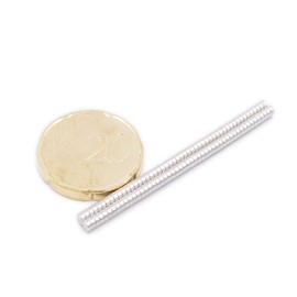 Brudazon 80 Mini Disc Magnets 2 x 1 mm N52 Strongest Level Neodymium Magnets Ultra Strong Power Magnet for Model Making, Photo, Whiteboard, Notice Board, Fridge, Crafts, Magnetic Disc Extra Strong