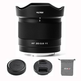 VILTROX AF 20mm f2.8 FE Full Frame Lens for Sony E-Mount Camera,Wide Angle Auto Focus Lens for Sony a7 a7R a7C a7II a7RII a7SII a7SIII a7III a7RIII a7IV a7RIV a9 FX3 A7RV