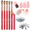 Saviland 5PCS Acrylic Nail Brush for Nails - Nail Brushes