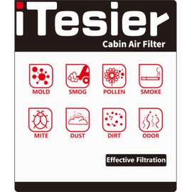 Cabin Air Filter fits Peterbilt Truck 379, 378, 384, 385, 386 Select Models; Replaces 5X010007, CAF24012, P614223, PA5320, 49007, AF26449, 2315619 (1)