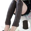 Bohue 3pcs Leg Warmers Winter Knitted Warm Over Knee High