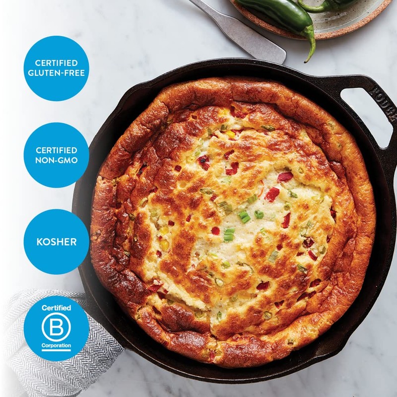 King Arthur Gluten Free Cornbread and Muffin Mix, 14 Ounces