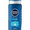 3 Pza Jabón Corporal Nivea Men Fresh Ice Hidratante 3 En 1 P