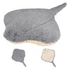 Mewaii Warm Plush Ray Fish Stuffed Animals Heating Pad, Heatable