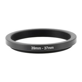 Briny River 39mm to 37mm Step-Down Filter Adapter Ring Metal Threaded Lens Converter for Filters and Accessories