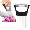 1 PC Onion Holder for Slicing, Stainless Steel Onion Slicer,