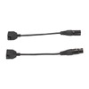 2pcs XLR3 to RJ45 Cable 3pin Plug and Play Female