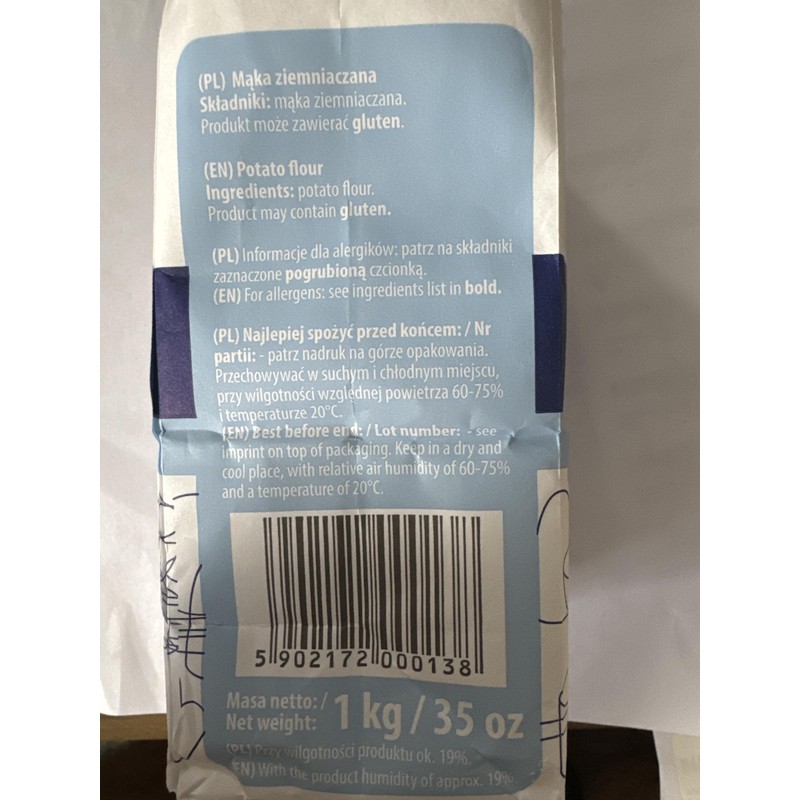 Kupiec Potato Flour, 1 kg