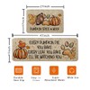 QIONG MENG Fall Kitchen Mat Set of 2 Football Dog