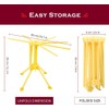 Dutingmo Pasta Dryer, Pasta Dryer with 10 Extendable Rungs, Integrated