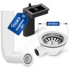 VIOKS Sink Drain Fitting with Strainer Basket Valve 114 mm