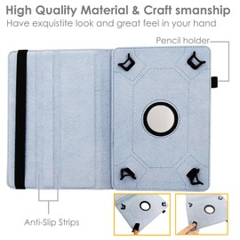 EspZanthic 10.1 Inch Case for SGIN-T10,DOOGEE U9 /U10 /U10 Pro/ T10 Plus,Relndoo Y101,OUKITEL OT6,BENEVE Tablet 10 Inch,Veidoo T12,Blackview Tab7,TOSCiDO T22,HONOR Pad X8,okaysea 10.1 Inch