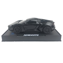 GAME4LEEX 1:32 Scale Lykan Hypersport Car Model Diecast Metal Collection W Motors (Black)