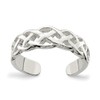 Diamond2Deal Sterling Silver Celtic Weave Toe Ring