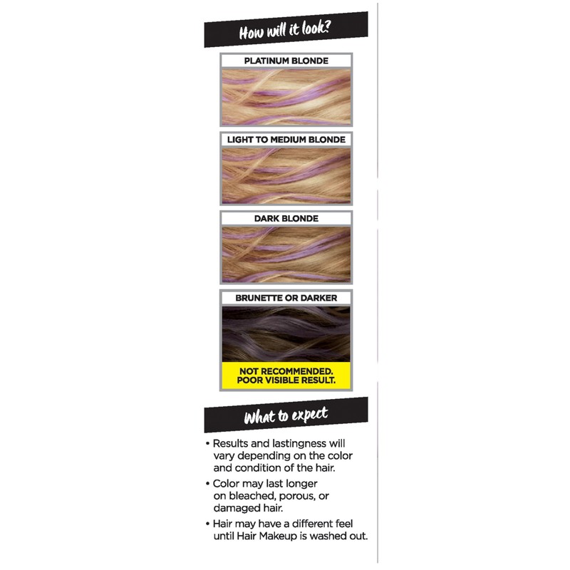 L'oreal Paris Hair Color Colorista Makeup 1-day for Blondes, Lilac500,