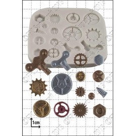 FPC Mould - Steam Punk Cogs & Gears