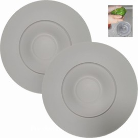 Tapón de desagüe Universal de Silicona, 2 Unidades, Flexible, para Lavabo, Fregadero de Cocina (diámetro 10,8 cm)