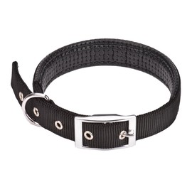 CtopoGo Comfy Dog Collar Adjustable Dog Collar with Simple Buckle Strong Nylon Padded Puppy Dog Collar for Small/Medium/Large Dogs, Neck 12 - 24 Inches