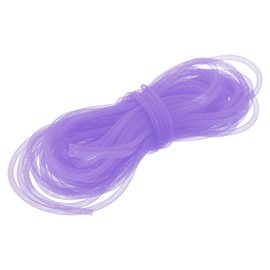 QUARKZMAN 30 Yards Mesh Tube 3/8 Inch Decorative Hose Flex for Wreaths, Gifts, Decorations for Birthday and Wedding Party, DIY Crafts - Light Purple