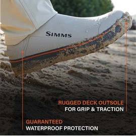 Simms Men's Challenger 7" Boot, Pull On Fishing Footwear, Slate, Size 10