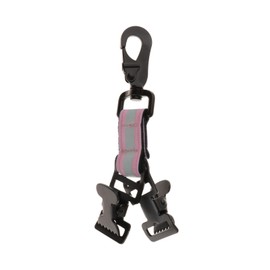 perfeclan Fire Brigade Glove Strap Holder for Fire Brigade Work Gloves Cold Weather Gloves Reflective Pink