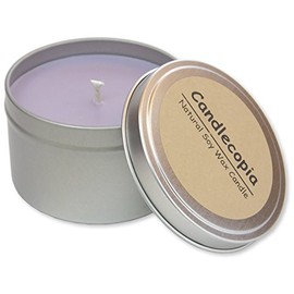 Candlecopia Love Spell Strongly Scented Hand Poured Vegan Travel Tin Candle, 8 Ounce Tin