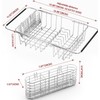 SwetLao Large Sink Dish Drying Rack, Expandable 304 Stainless Steel