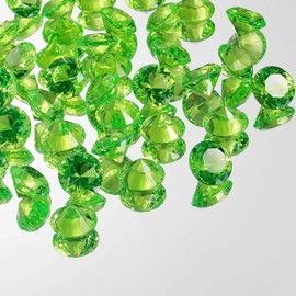 通用 75pcs Pirate Jewels for Party Multi-Colored Acrylic Gems Pirate Treasure (Light Green)