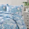 CARIBBEAN JOE Full/Queen 3-Piece Comforter Set, Tropical Coastal Beach Design