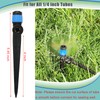 30pcs Drip Irrigation Emitters - Push-to-Quick Connect to 1/4" Tube