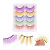minkissy 4sets Long False Eyelashes Set Makeup Thick Volume Lashes