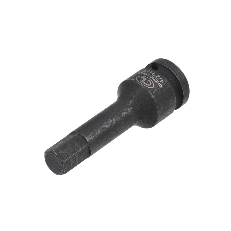 sourcing map 1/2" Drive x H12 (12mm) Impact Hex Bit