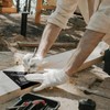 Refoiner Triangular Ruler for Woodworking, Circular Saw Ruler, 0-90 Degrees,