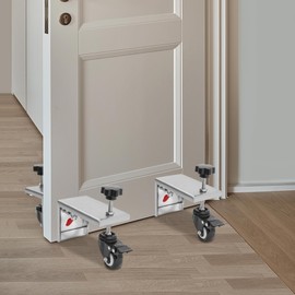 2PC Door Installation Kit, 500LBS Door Installation Tool, Heavy Duty Door Board Dolly for Doors 1.375 to 1.75 Bifold Doors, Steel Frame Doors, fire Doors, barn Doors，for Commercial & Residential Use