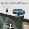 Webcam with Microphone, 30FPS Full HD 1080P Webcam Video Camera