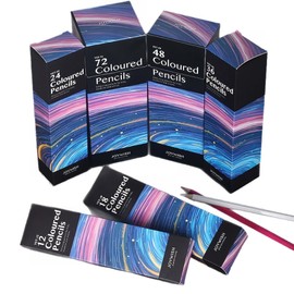 Colouring Pencils Professional Coloured Pencils,72 Oil-based Soft Core Pencils,Art Set for Adults and Artists Coloring School Office Supplies Craft,Drawing,Sketching,Home,Cute Stationery