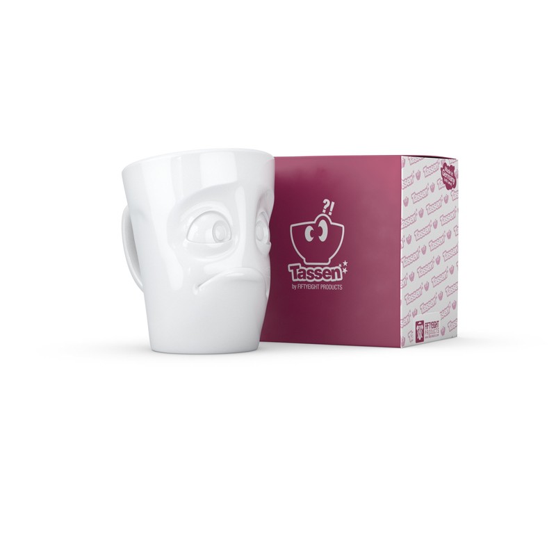 Fiftyeight Set of 2 Mugs | Amused and Stunned| White