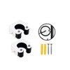 WANGCL 2PCS Mountain Bike Parking Buckle Bike Wall Mounts Suitable