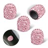 WINKA Valve Stem Caps 4 Pack Handmade Rhinestone Universal Car