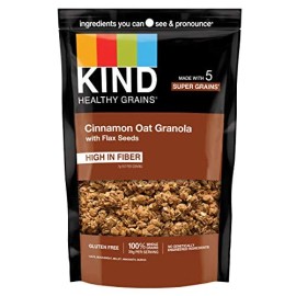 KIND Healthy Grains Cinnamon Oat Granola Clusters with Flax Seeds 11 oz
