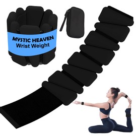 Wrist Weights Set of 2, Ankle Weights for Women & Men, Adjustable Weighted Wristbands Silicone Bracelets (1lbs Each ), Wearable Wrist and Ankle Weights for Workouts, Weighted Arm Bands For Yoga & Running