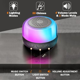 Wireless Doorbell with 2 Receivers 59 Chimes 760 Feet 115dB with Volume Levels Mute Mode & 6 LED Flash Doorbell Ringer Wireless IP66 for Kids Bedroom Home Classroom Apartment Hearing-Impaired