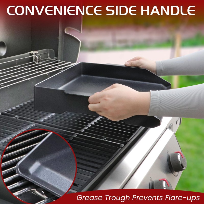 Cast Iron Griddle for Gas Grill Stove Top Plate Universal