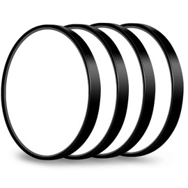 4 Pack Flush Mount LED Ceiling Light Fixtures, 9 Inch Modern Black Light Fixtures Ceiling Mount, 18W 5000K Low Profile Slim Flat Surface Mount Ceiling Lights for Kitchen Hallway Laundry Stairwell