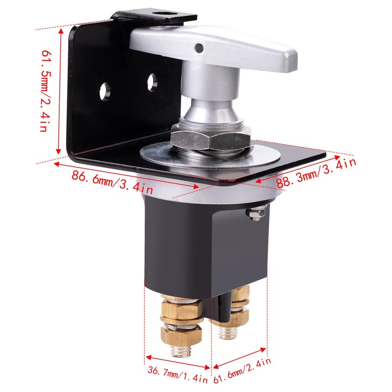 Battery Cut Off Switch 500A High Current 12V-36V Master Battery