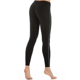 Teyli Athletico Women's Cotton High Waist Leggings, black