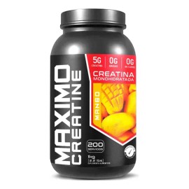 Creatina Monohidratada 1kg Maximo Sabores Mango                                                                                                       