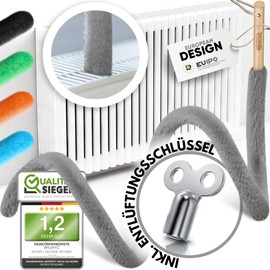 Radiator Brush Long 115 cm I The Ideal Preparation for the Heating Season I Radiator Cleaning Brush for Better Room Climate I Heating Brush Improves Heating Performance I Heating Cleaning Brush
